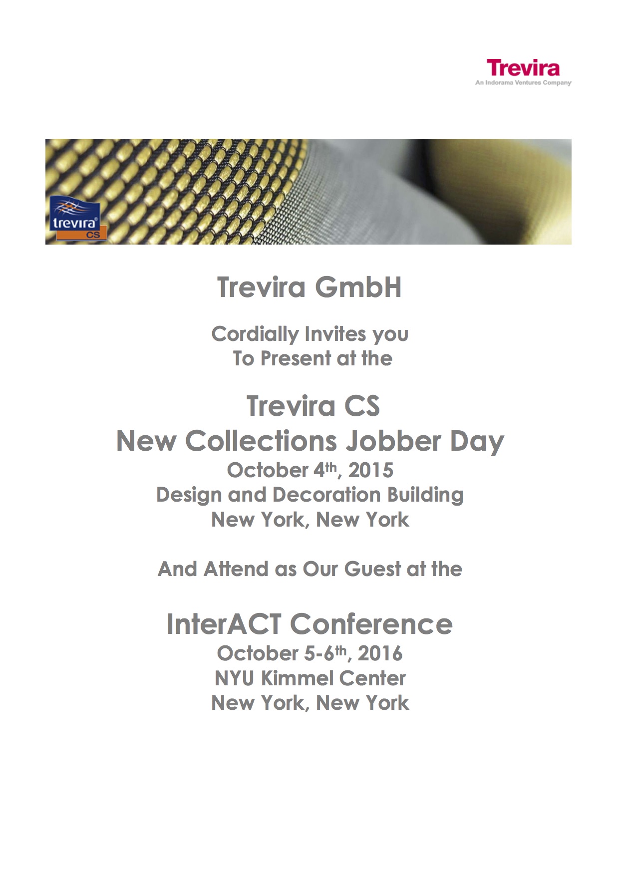 Invitation to the Trevira CS Exibition 2016_weavers_